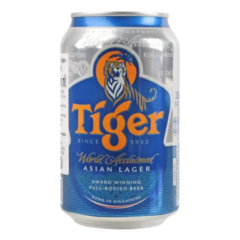 Пиво Tiger 0,33 л з/б Світле