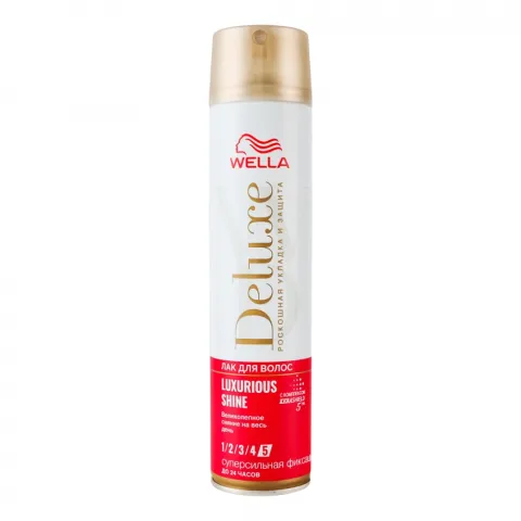 Лак д/волосся Wella Deluxe 250 мл Розкішне сяйво