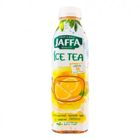Чай Jaffa 0,5 л чорн. Лимон з екстакт. листя ставії