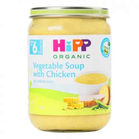 Суп Hipp 190 г Овочевий з курчам 7973