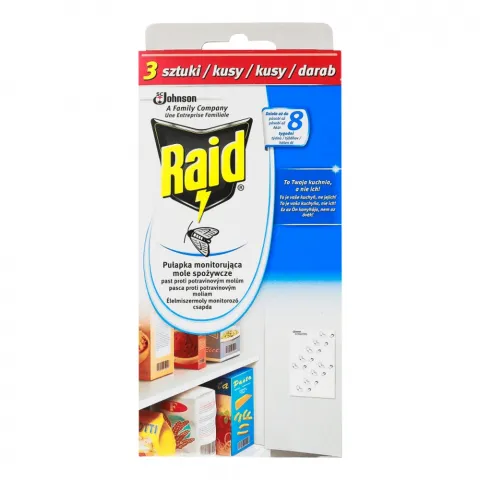 Стікери Raid 3 шт. в/харчової молі