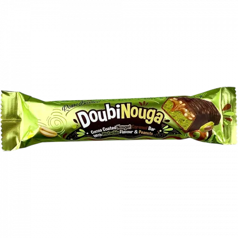 Батончик Dubinouga 40 г в шок.з нугою та фісташ. крем(Туреччина) И061