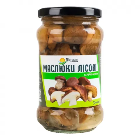 Гриби Домашні продукти Маслюки 280 г марин. Лісові