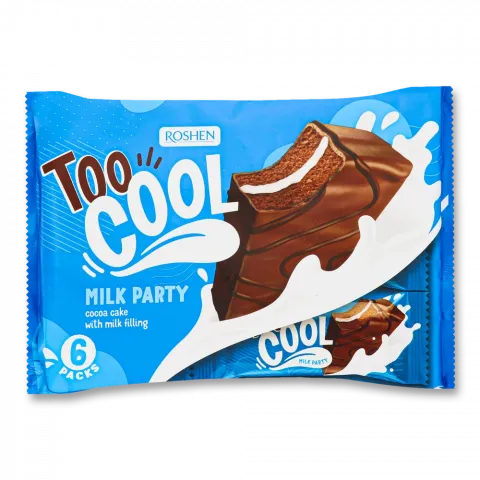 Тістечка Рошен 270 г Too Cool Milk Party
