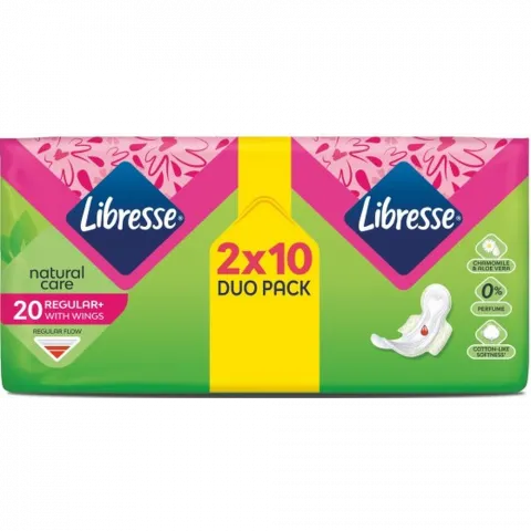 Прокладки Libresse 20 шт. Natural Care Normal