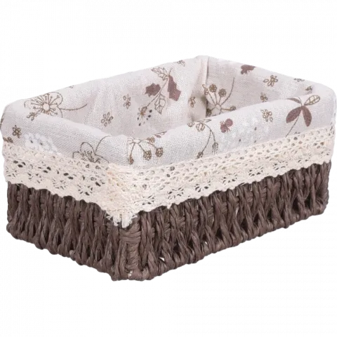 Коробка меблева з тканиною 19x13x8 см арт. SY17809-29 Floral И574