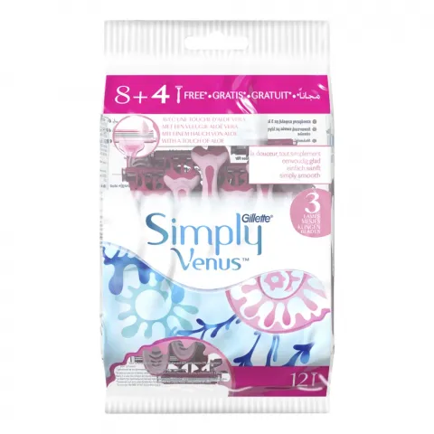 Станок однораз. д/гоління Gillette Venus Simply 3 12 шт.