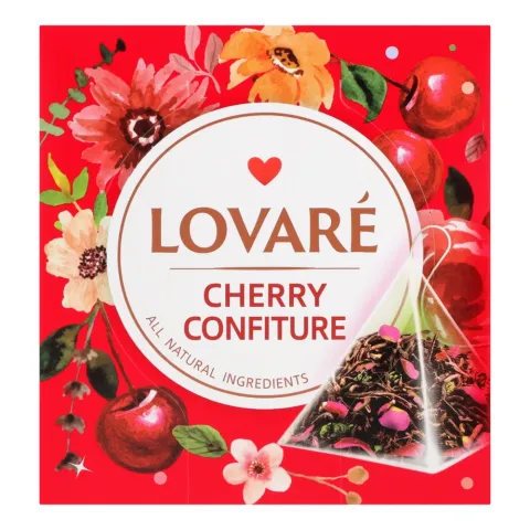 Чай Lovare 15 шт. Вишневий конфітюр