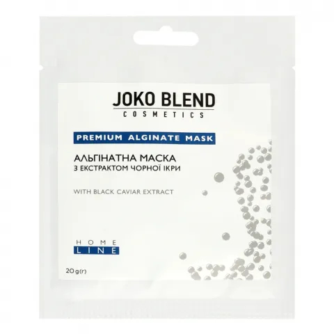 Маска д/обличчя Joko Blend 20 г Альгінатна з екстрактом чорної ікри