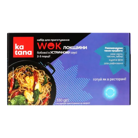 Набір д/приготування локшини Katana 330 г бобової WOK