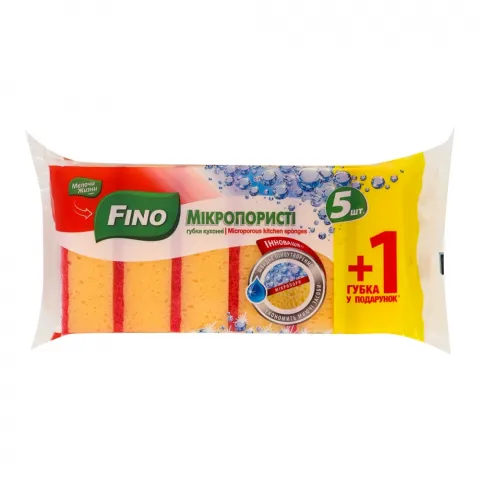 Губки кух. МЖ/FINO 5+1 шт. Мікропористі 4134/7272