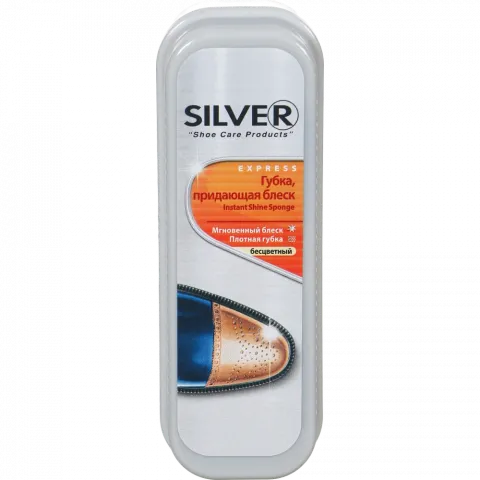 Губка д/блиску Silver прямокутна. безбарвн.