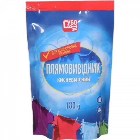 Плямовивідник Субота 180 г кисневмісний д/кол. тканин