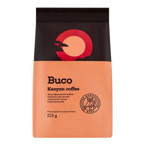 Кава Buco 225 г мел. Рецепт Кенії