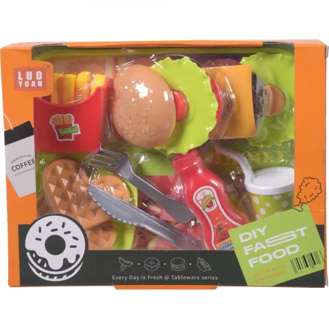 Іграшковий набір Продуктів Фастфуд 26,5х6,5х20,5 см арт. 8956