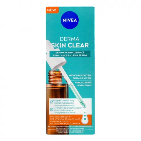 Сироватка д/обличчя Nivea 30 мл Derma Skin Clear д/відновл. водн. балансу