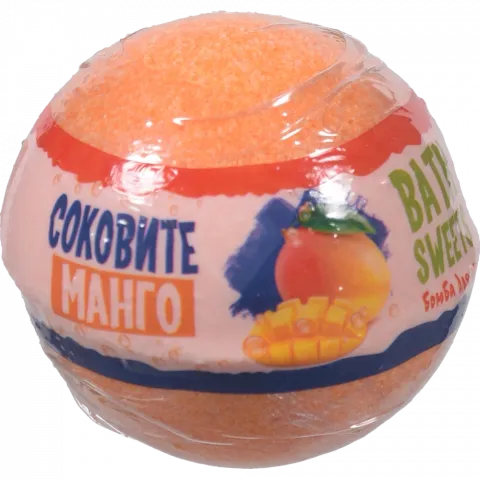 Бомбочка д/ванни Аква Шайн 100 г Bath Sweets Соковите манго