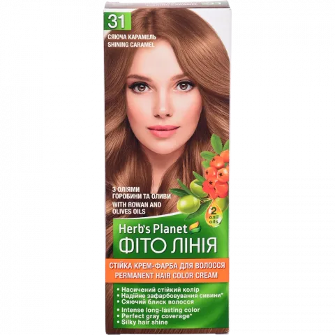 Фарба д/волосся Фіто лінія Herb`s Planet  31 Сяюча карамель