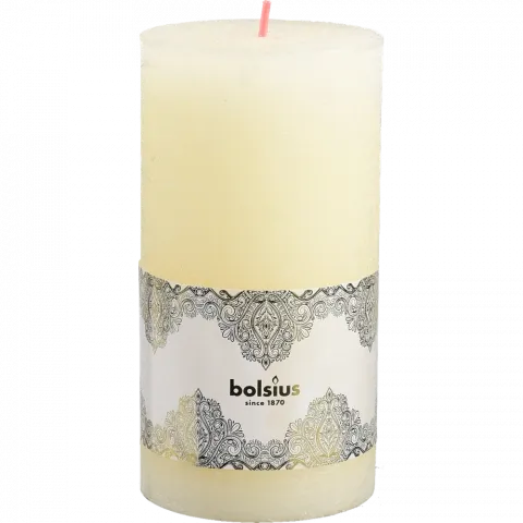 Свіча Bolsius 130/68 рустік кремовий арт.  103668796705