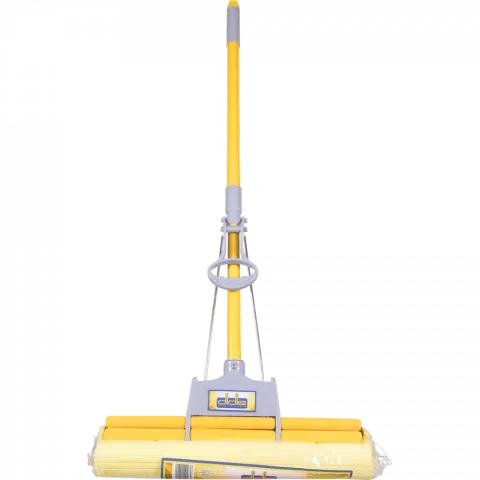 Швабра-губка телескопічна модель KD-8001-38 жовта И836