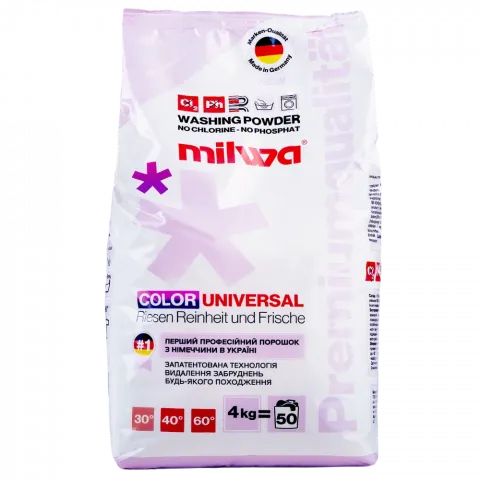 Порошок Milwa 4 кг Color Universal