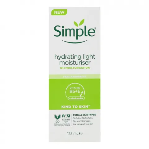 Крем Simple 125 мл Kind to Skin зволожуючий