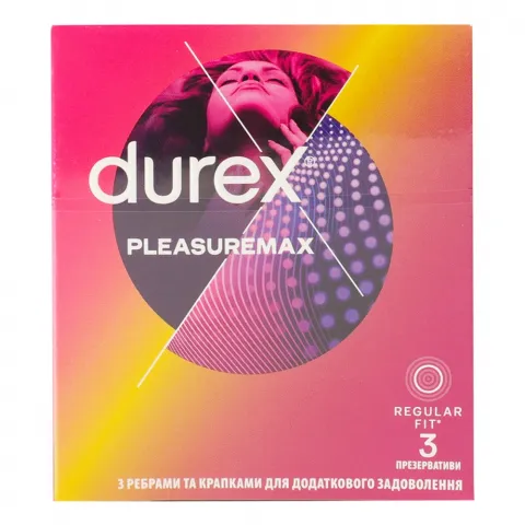 Презервативи Durex 3 шт. Pleaesuremax