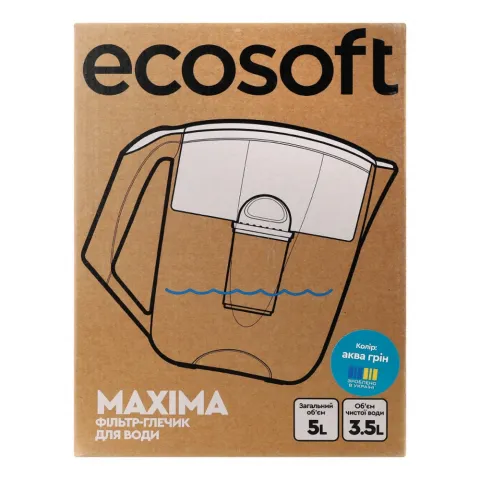 Фільтр-глечик Ecosoft Maxima аква грін