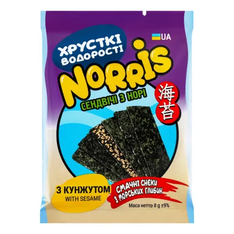 Сендвічз норі Norris 8 г з кунжутом