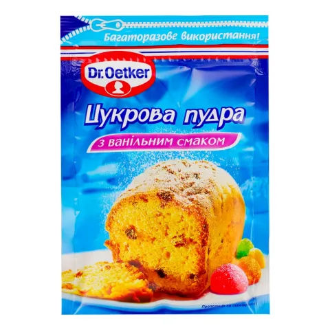 Пудра цукрова Др.Оеткер 80 г Ваніль