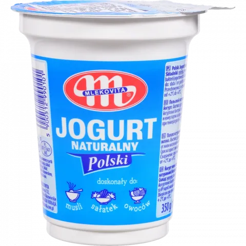 Йогурт Mlekovita 3 350 г Польський Натуральний (Польща)