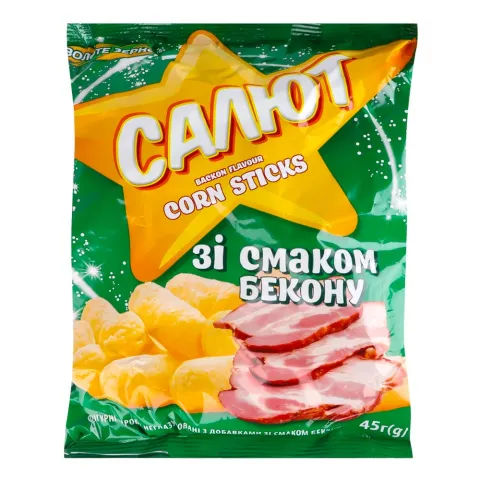 Кукурудзяні пал Салют 45 г Бекон