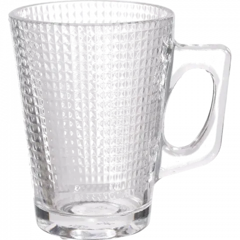 Чашка скляна Kendil Glass Клітинка 185 мл