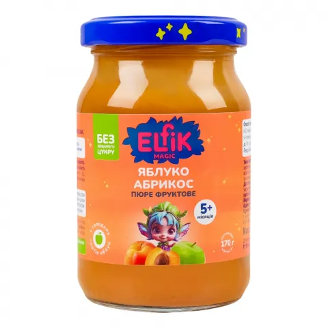 Пюре Elfik/Карапуз 170 г яблуко-абрикос