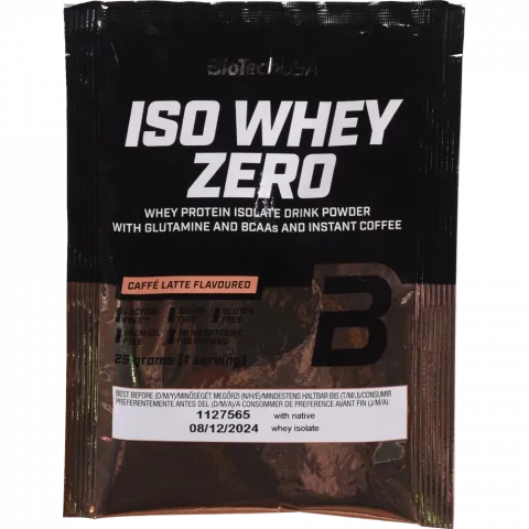 Протеїн Biotech IsoWhey Zero Lactose Free 25 г кофе латте