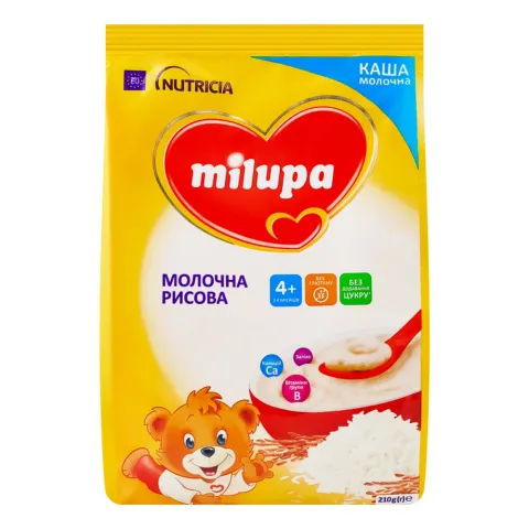Каша Milupa 210 г мол. рисова 4+ міс.