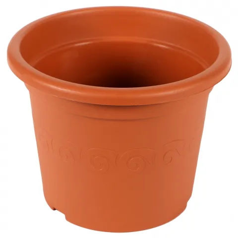 Горщик д/квітів PP PLASTICA 17 см теракота DP17R624 И636 (Польща)