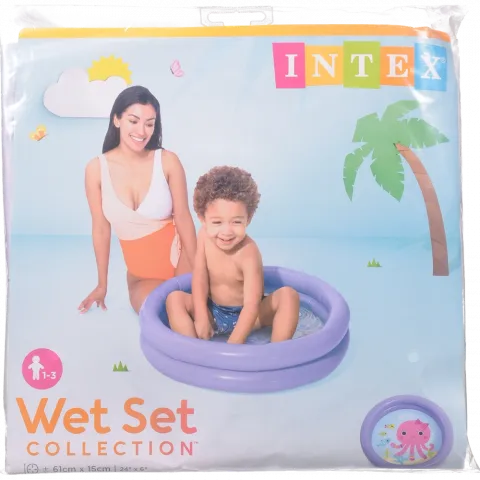 Басейн дит. Intex 59409 Круглий 2 кільця 61х15 см в асорт.