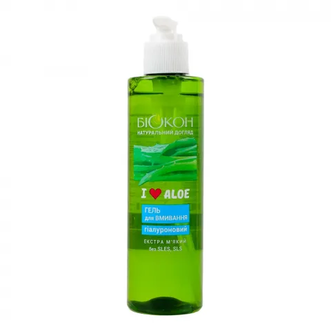 Гель д/вмивання Біокон 200 мл I love aloe Гіалуроновий