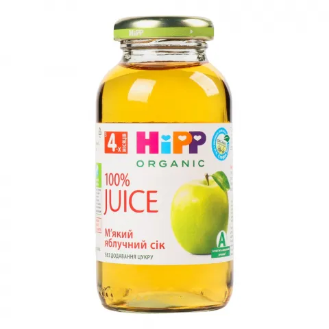 Сік Hipp 200 мл М`який яблучний 8012
