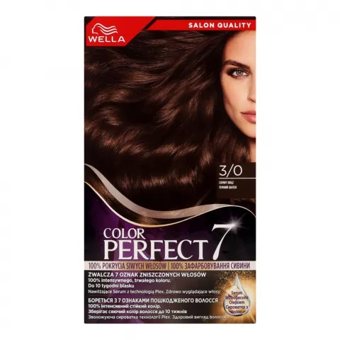 Фарба д/волосся Wella Color Perfect 3/0 Темний шатен