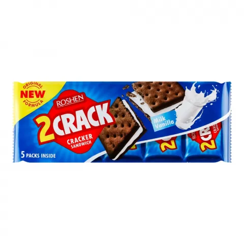 Крекер Рошен 2 Crack 235 г з мол-ванільною начинкою