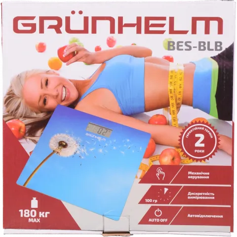 Ваги д/ванної Grunhelm BES-BLB Одуван 83824