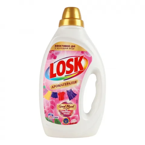 Гель д/прання Losk 0,99/1 л Колор Ефірні олії та аромат Малазійської квітки