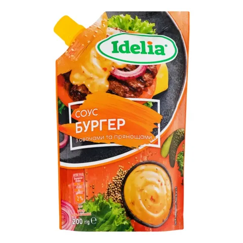 Соус Idelia 200 г Бургер