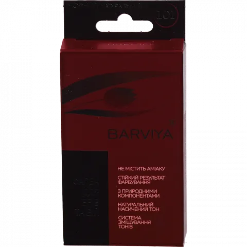 Фарба д/брів та вій Barviya 8 г чорна натур.