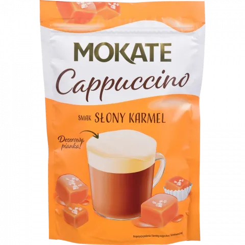 Кавовий напій MoKaTe 110 г Капучино /Солона Карамель (Польща)