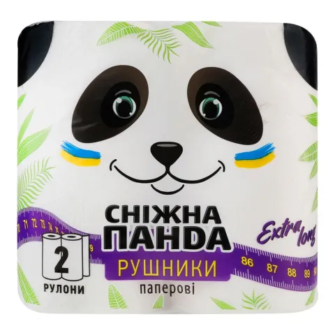 Рушник папер. Сніжна Панда 2 шт. Екстра лонг