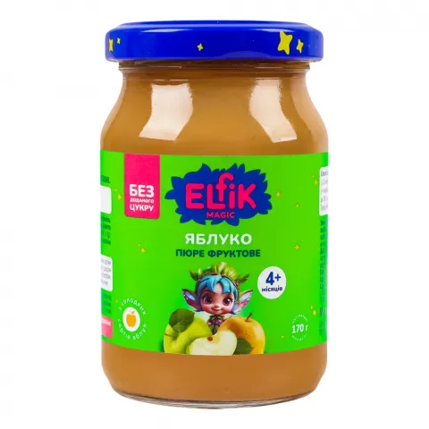 Пюре Elfik/Карапуз 170 г яблуко
