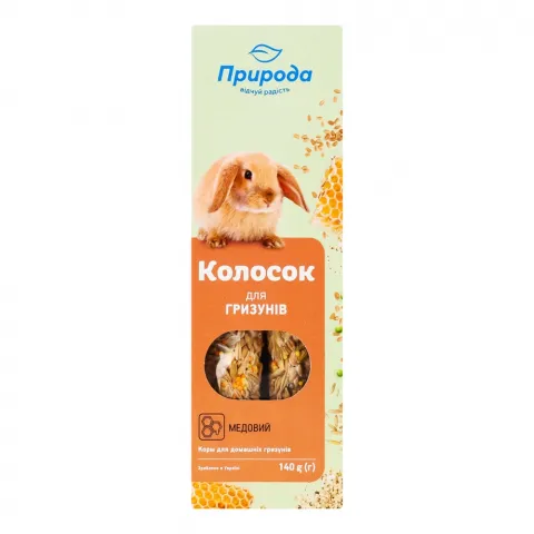 Корм д/гризунів Колосок 140 г Мед